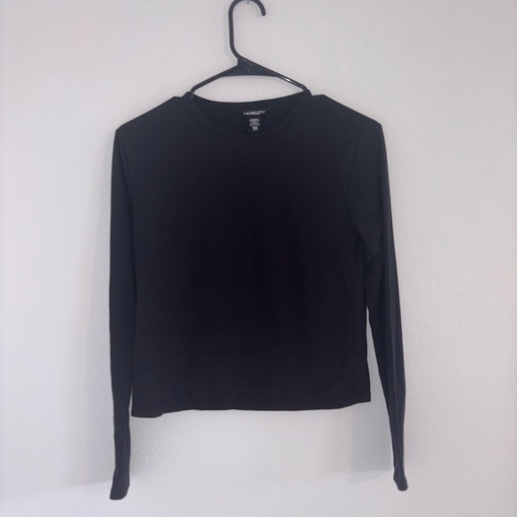 Athleta Essential Black Longsleeve XXS - Picture 3 of 9